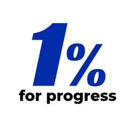 One Percent for Progress